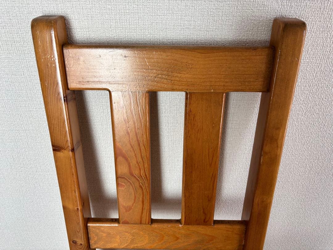 アンファンパイン材ダイニングチェア③