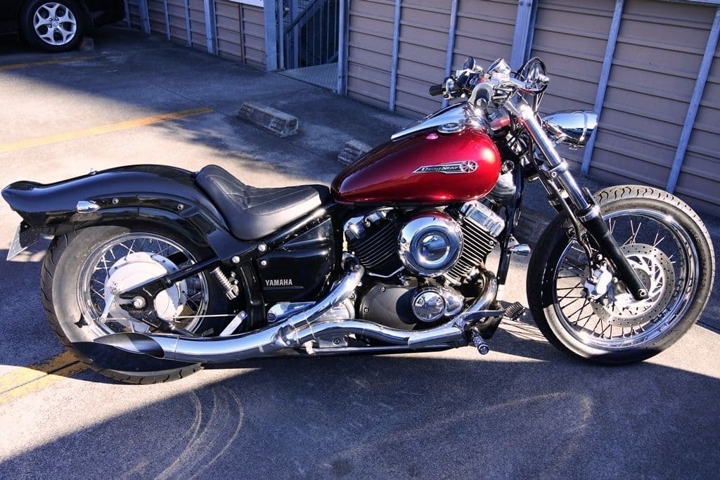 ドラッグスター400／イージーライダース社製 ビッグウェーブマフラー