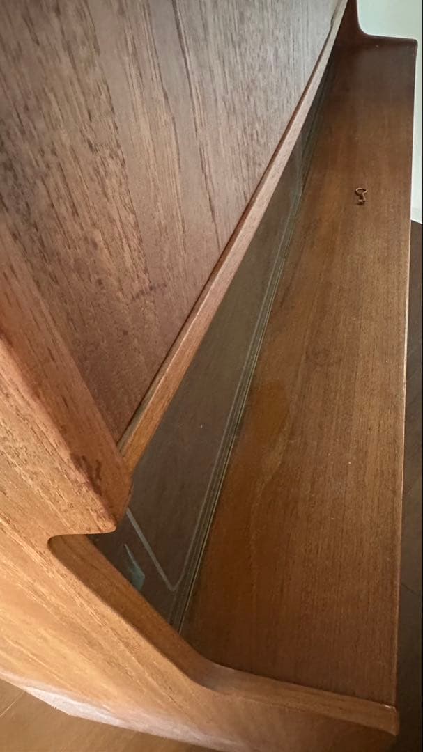 N*O様 北欧家具　デンマーク製　キャビネット　蛇腹　カップボード　食器棚　本棚