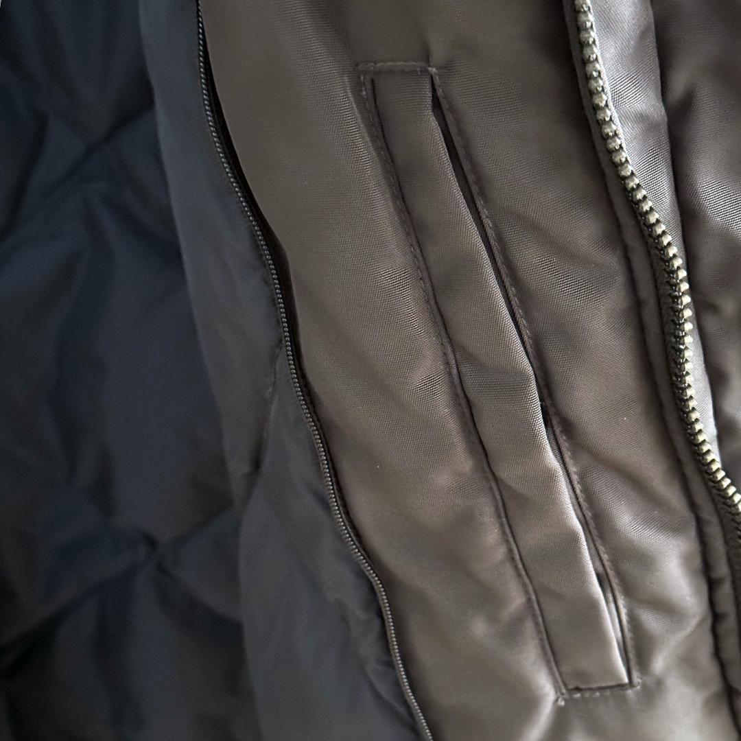 【美品・Lサイズ】EMPORIO ARMANI ダウンジャケット・グレーネイビー