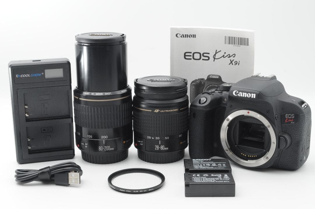 ★ほぼ新品★新春初売りSALE★ Canon EOS Kiss x9i ダブル