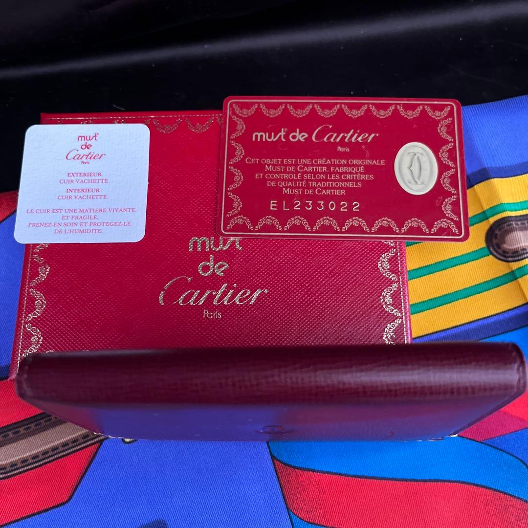 カルティエ 名刺入れ マスト ドゥ カルティエ L300171 新品未使用