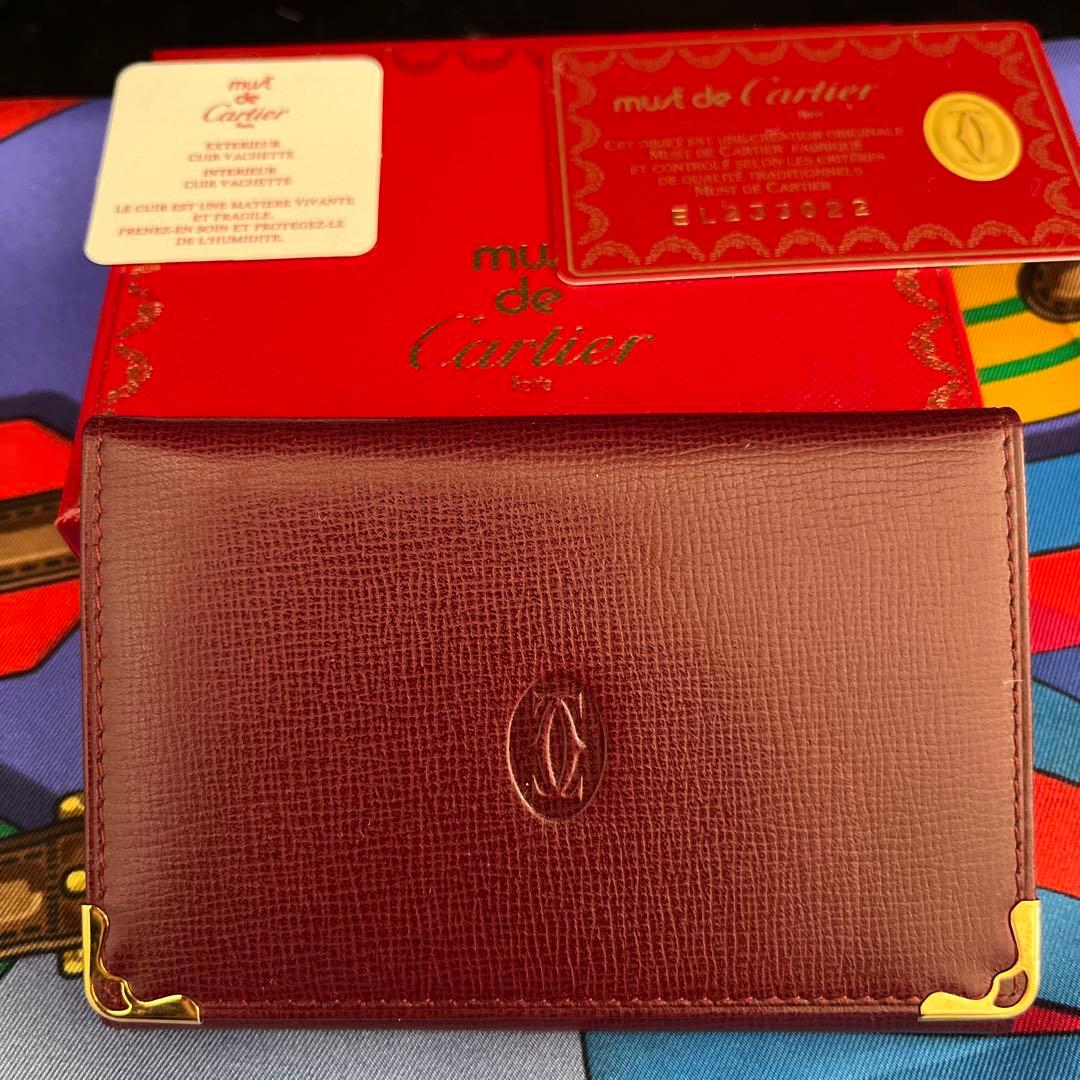 カルティエ 名刺入れ マスト ドゥ カルティエ L300171 新品未使用