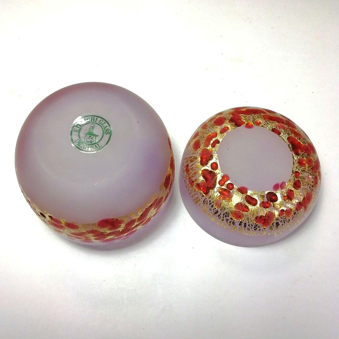 Ｓ６６６　棗　『ぎやまん』『北一硝子』『茶入』　共箱　茶道具