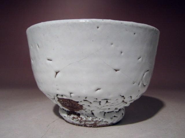 初お値下げ！☆人間国宝十一代 三輪休雪　白茶碗【侘の友】　而妙斎花押☆a577