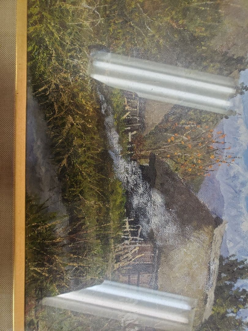 送料込み。値下げします　尾身周三　絵画 油絵