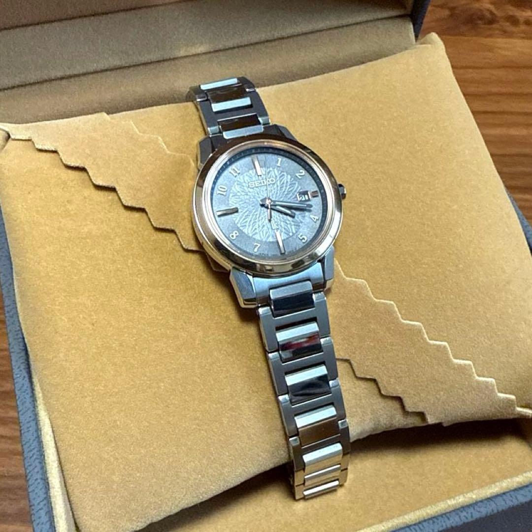 セイコールキア SSQV094 電波ソーラー アイコレクション グレージュ