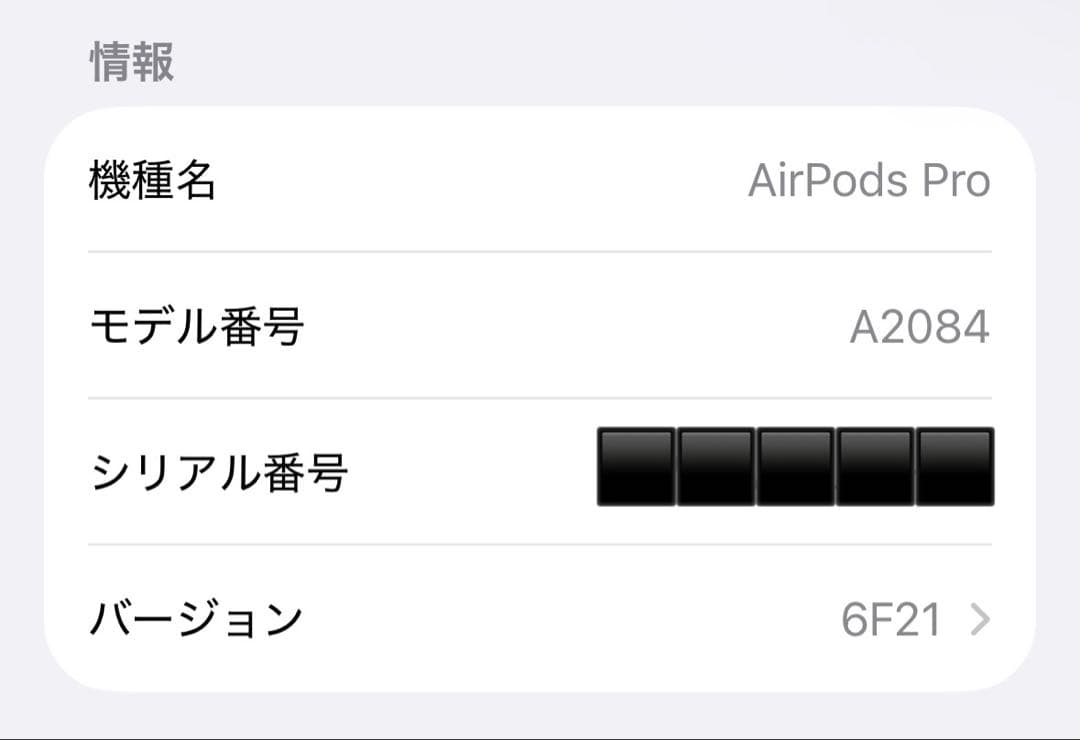 【Apple】AirPods Pro 本体