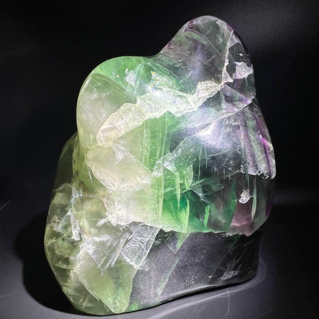 ✳️超綺麗✨極上の逸品✨神秘的な芸術品‼️✨マルチカラー フローライト 原石 天然石
