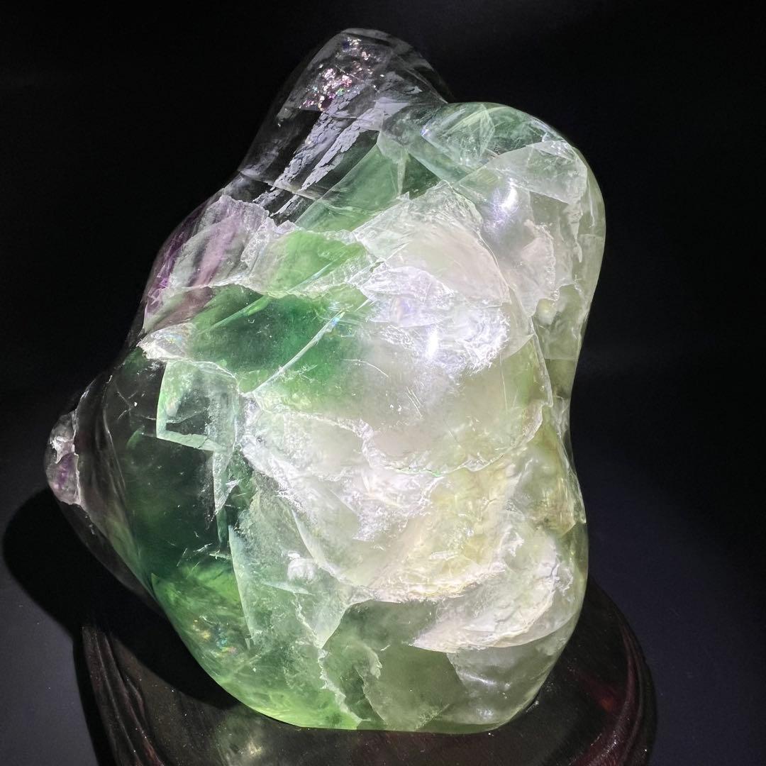 ✳️超綺麗✨極上の逸品✨神秘的な芸術品‼️✨マルチカラー フローライト 原石 天然石