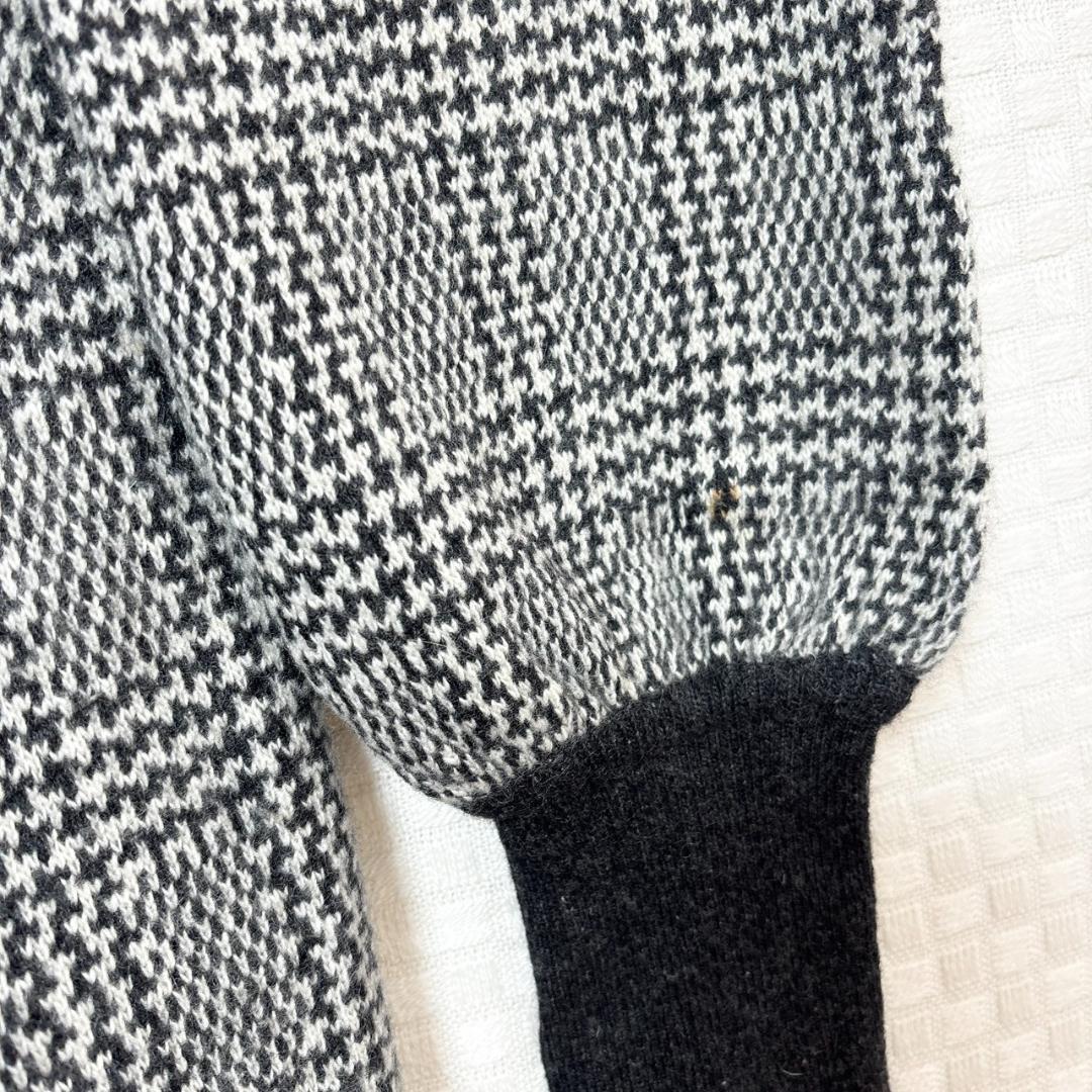 カシミヤ100% Drumohr ドルモア グレンチェック ニット セーター