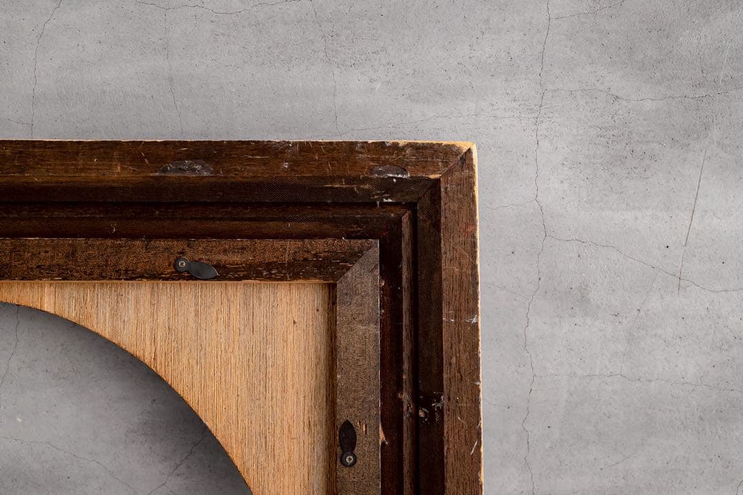 アンティーク調 額縁 2点セット（金フレーム＋木フレーム）