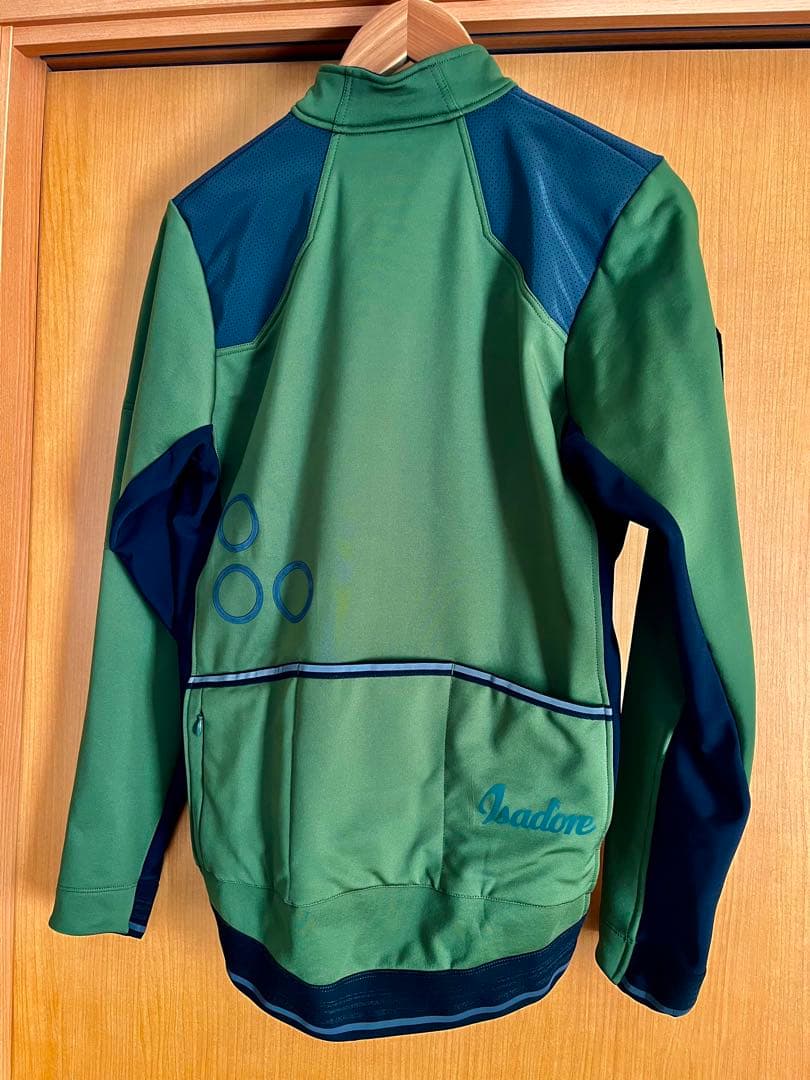 Isadore サイクルジャケット 緑と紺