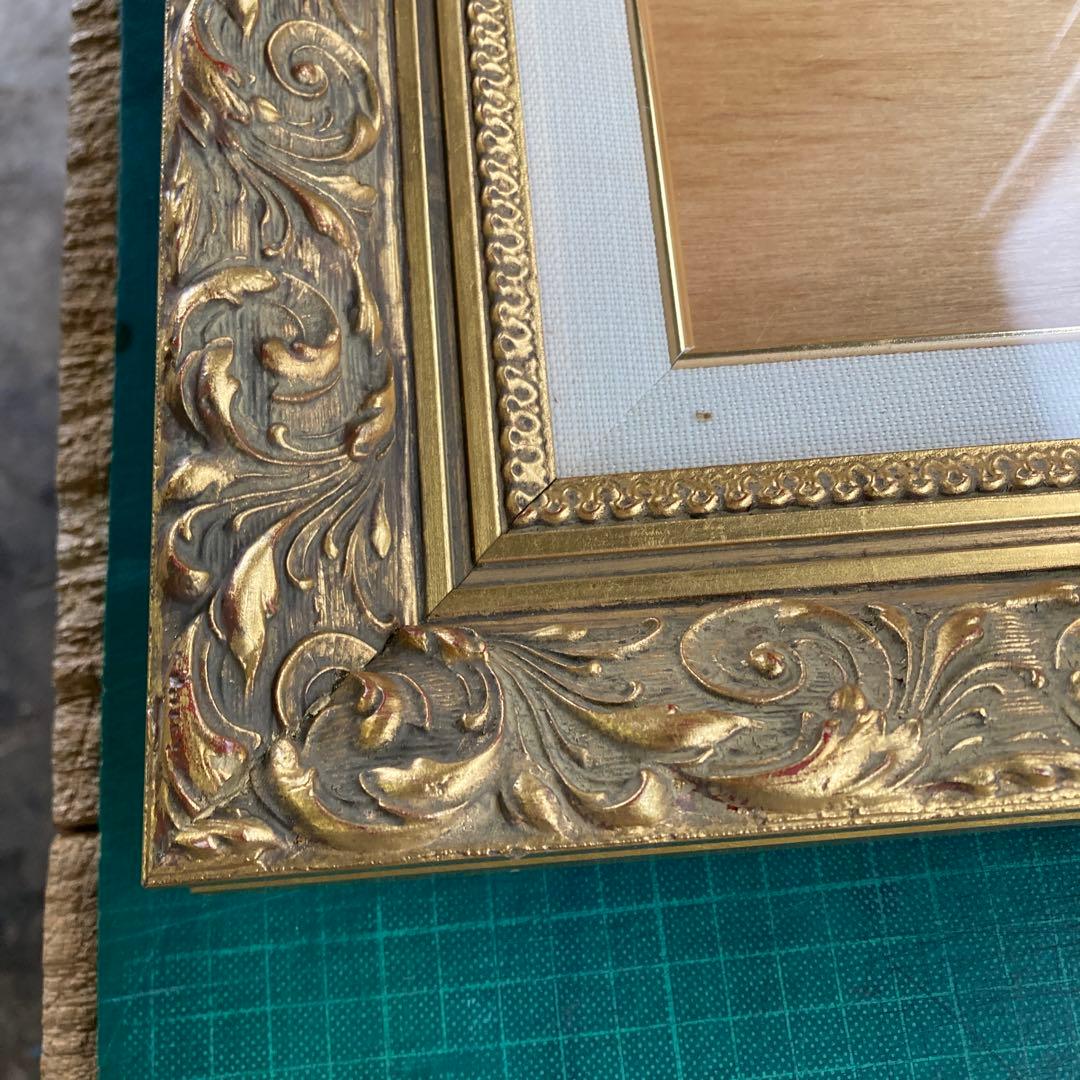 ハ*ル様 虹画堂 F10号 油彩額縁 ゴールドフレーム 透明アクリル 金色