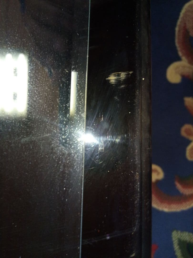 昭和レトロ 超激レア！「韓国螺鈿家具ガラステーブル」美品