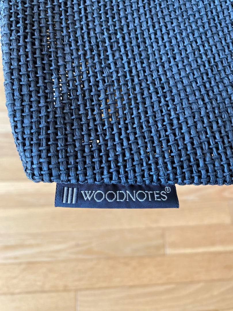 北欧クッションカバー Woodnotesウッドノーツ/black