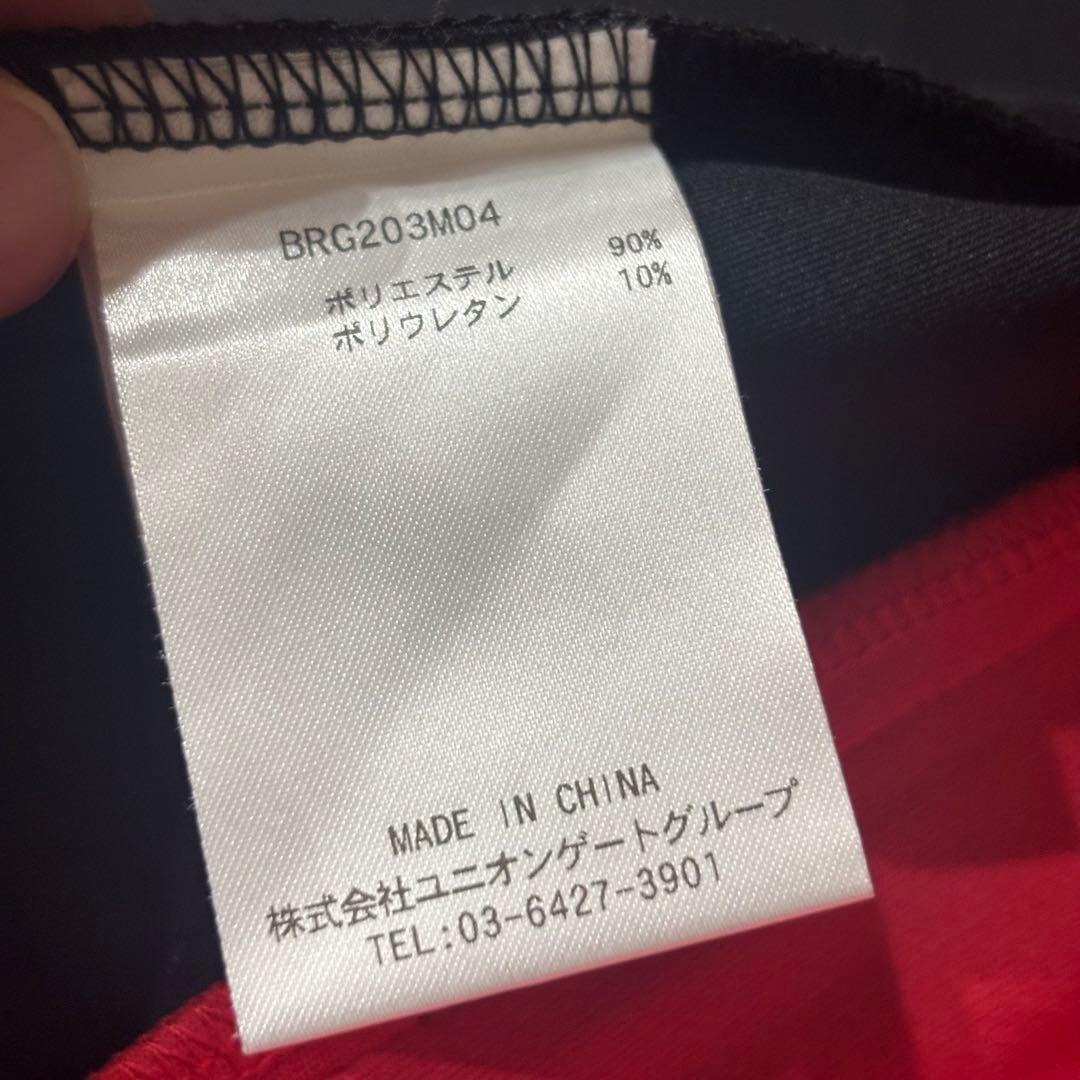 BRIEFING GOLF 3Dロゴパーカー　ブラックメンズM