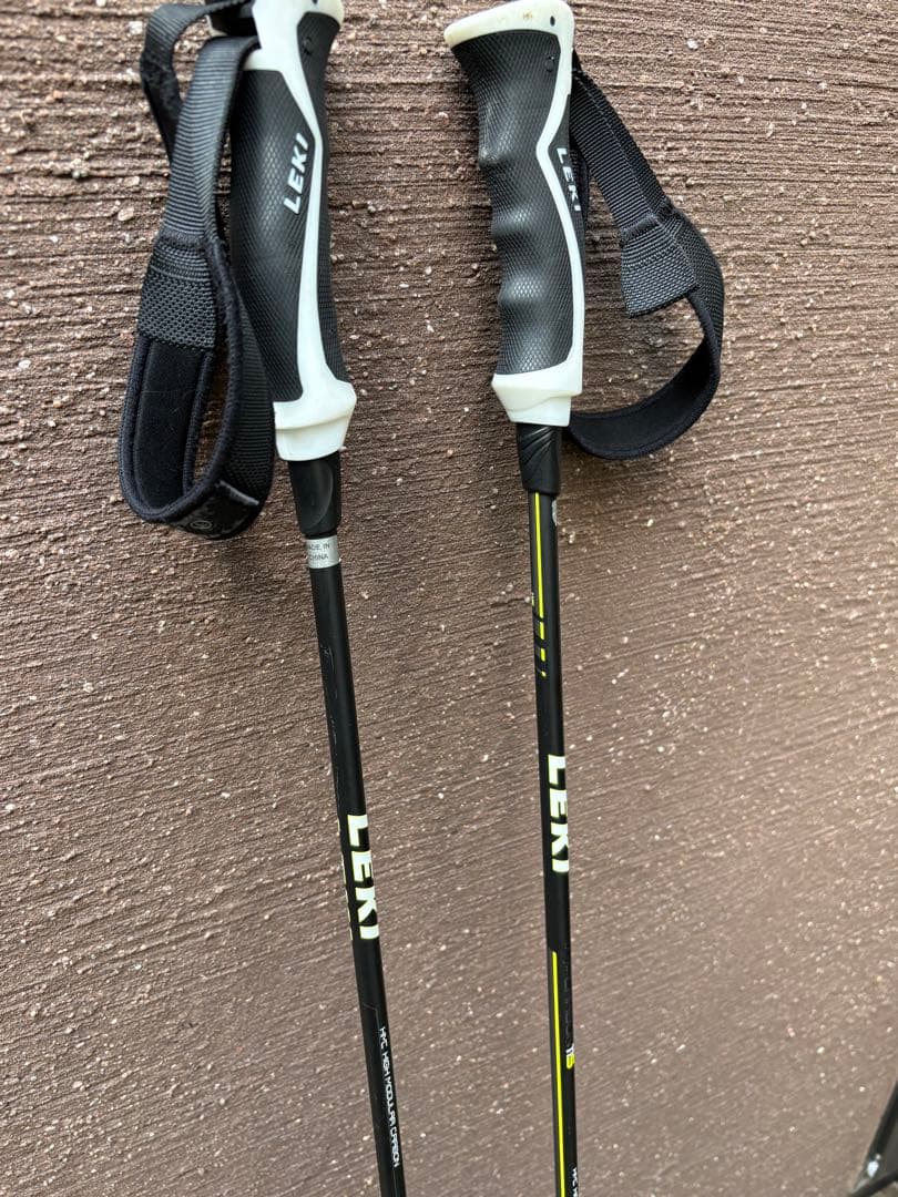 スキーストック　LEKI カーボン　115.5cm