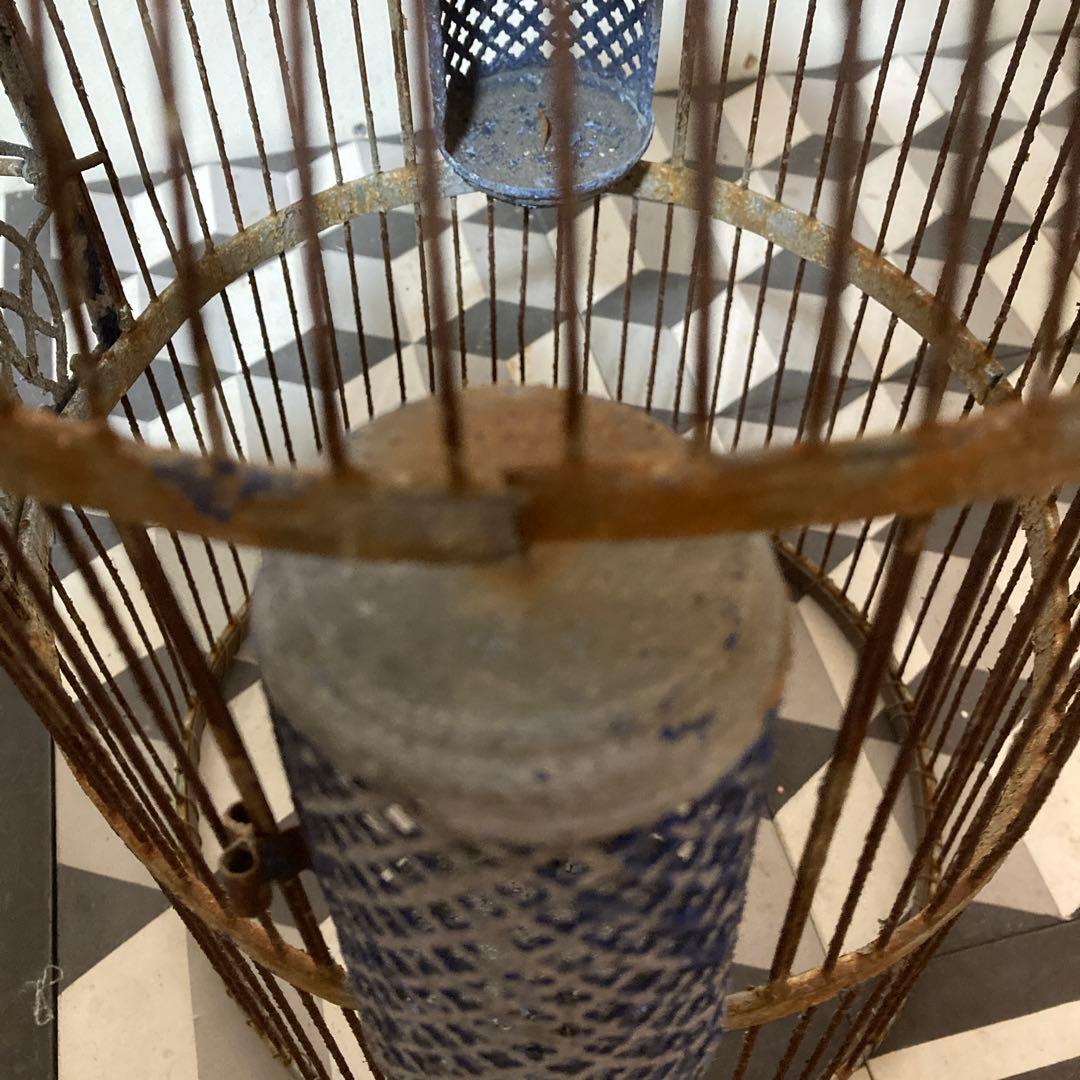 フランス　アンティーク　鳥籠