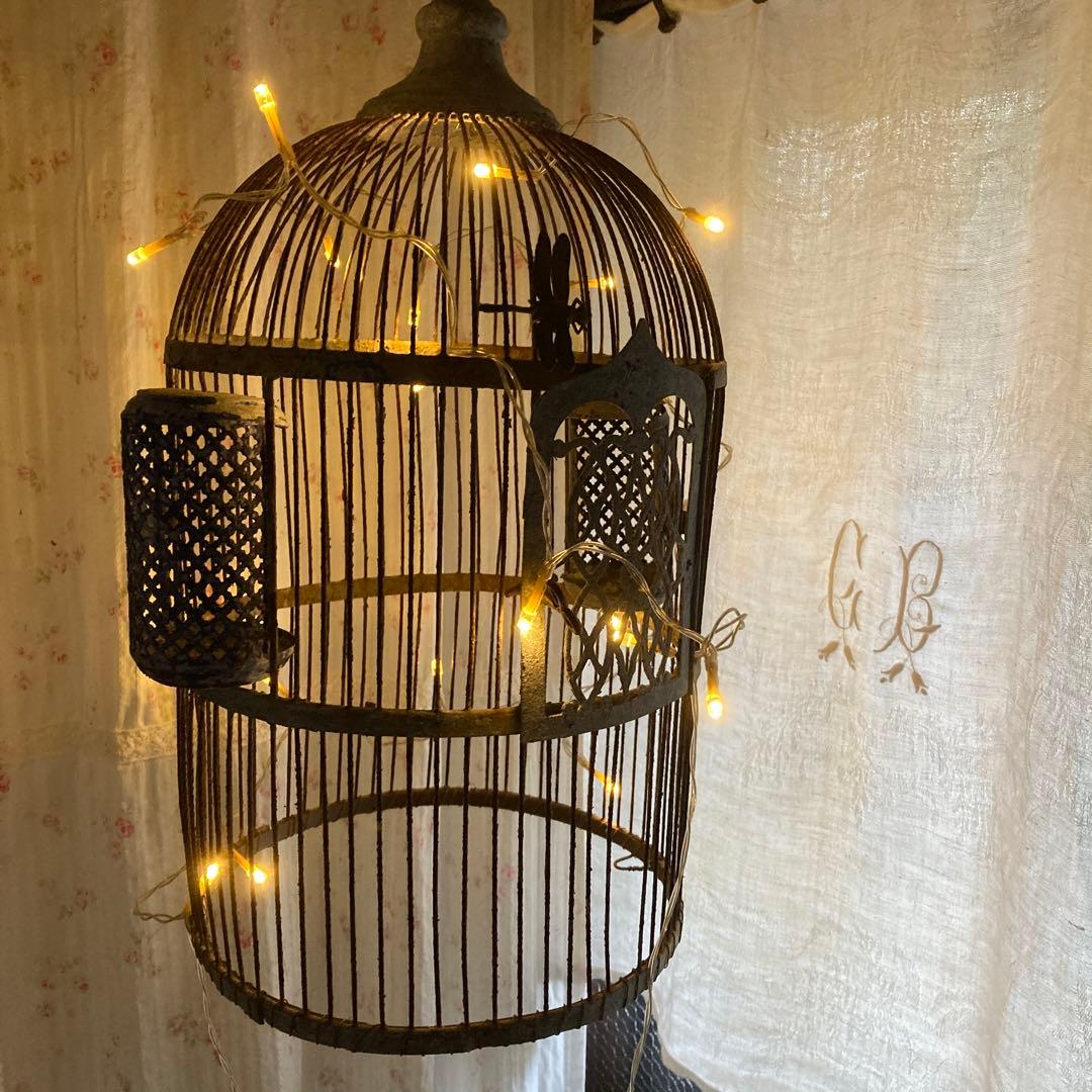 フランス　アンティーク　鳥籠