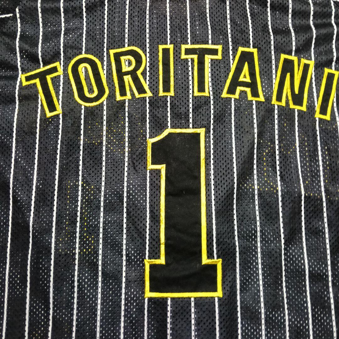 阪神タイガース 鳥谷敬 黒メッシュ ブラックユニフォーム ストライプ