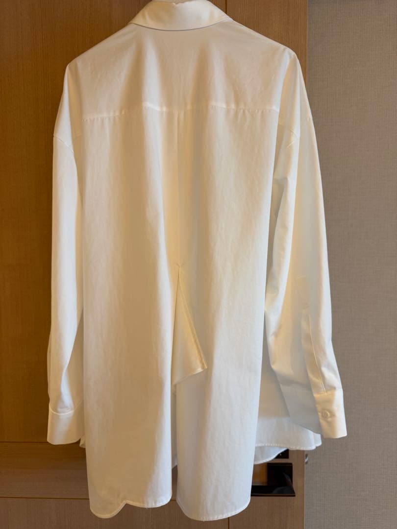 ENFOLD PLATE SHIRT 38 WHITE 定価44,000円