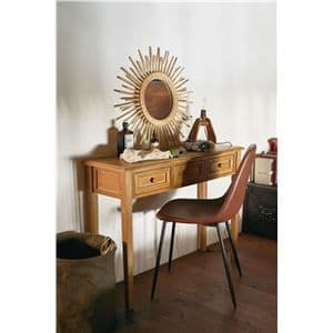 ピアニッシモサイドテーブル幅100cmブラウン木製アンティーク調コンソール