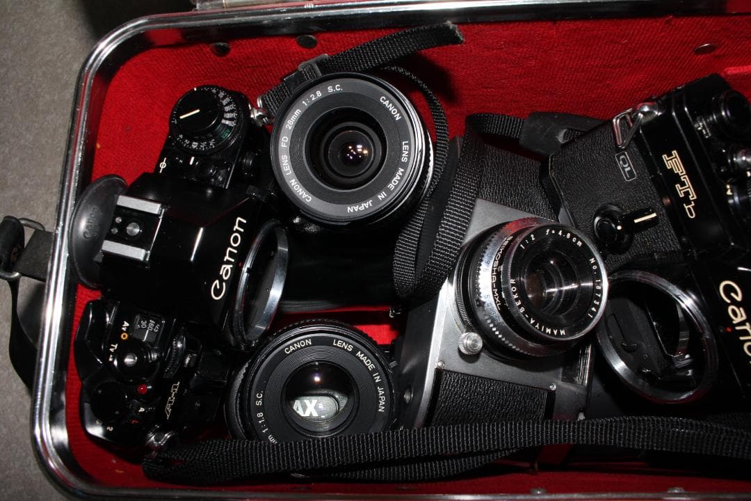 カメラまとめ　CANON PENTAX NIKON ケース付き