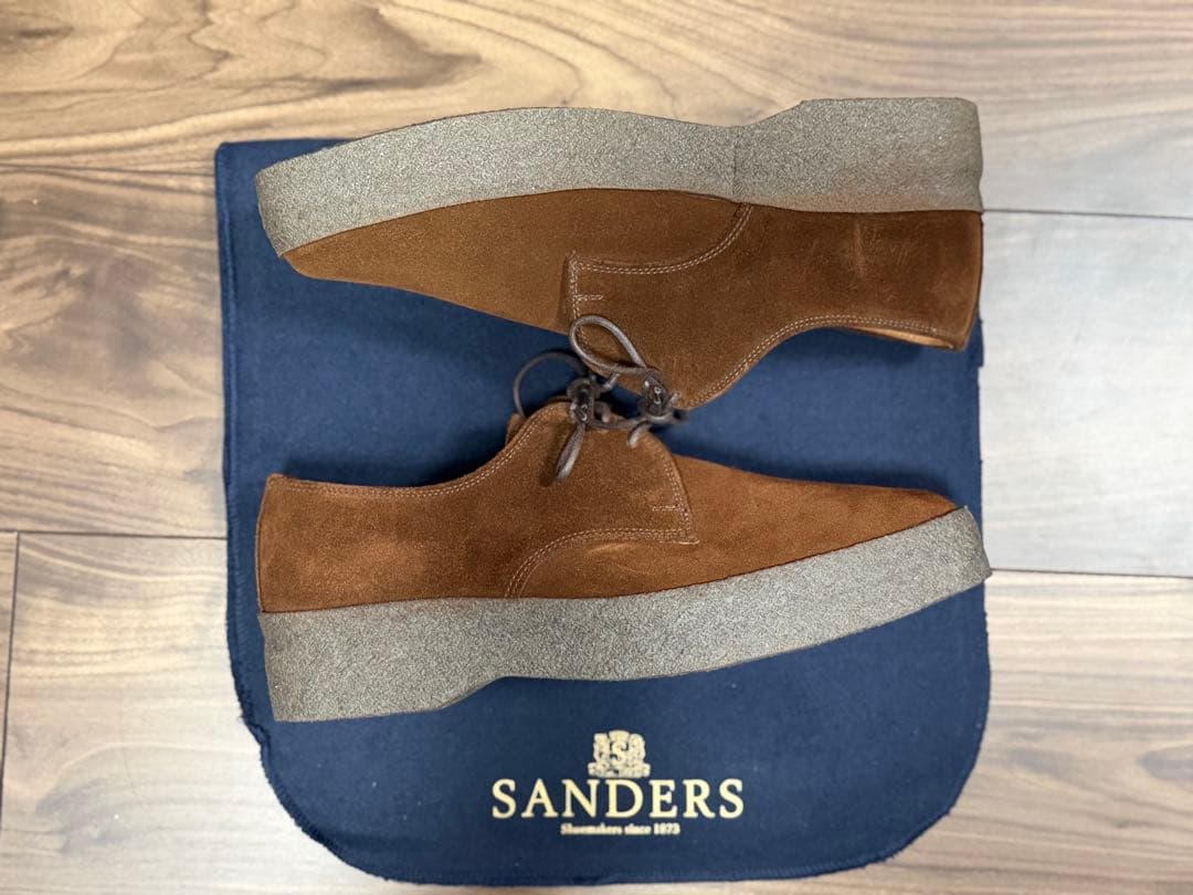【新品未使用】SANDERS BRIT SHOE UK6.5 約25.5cm