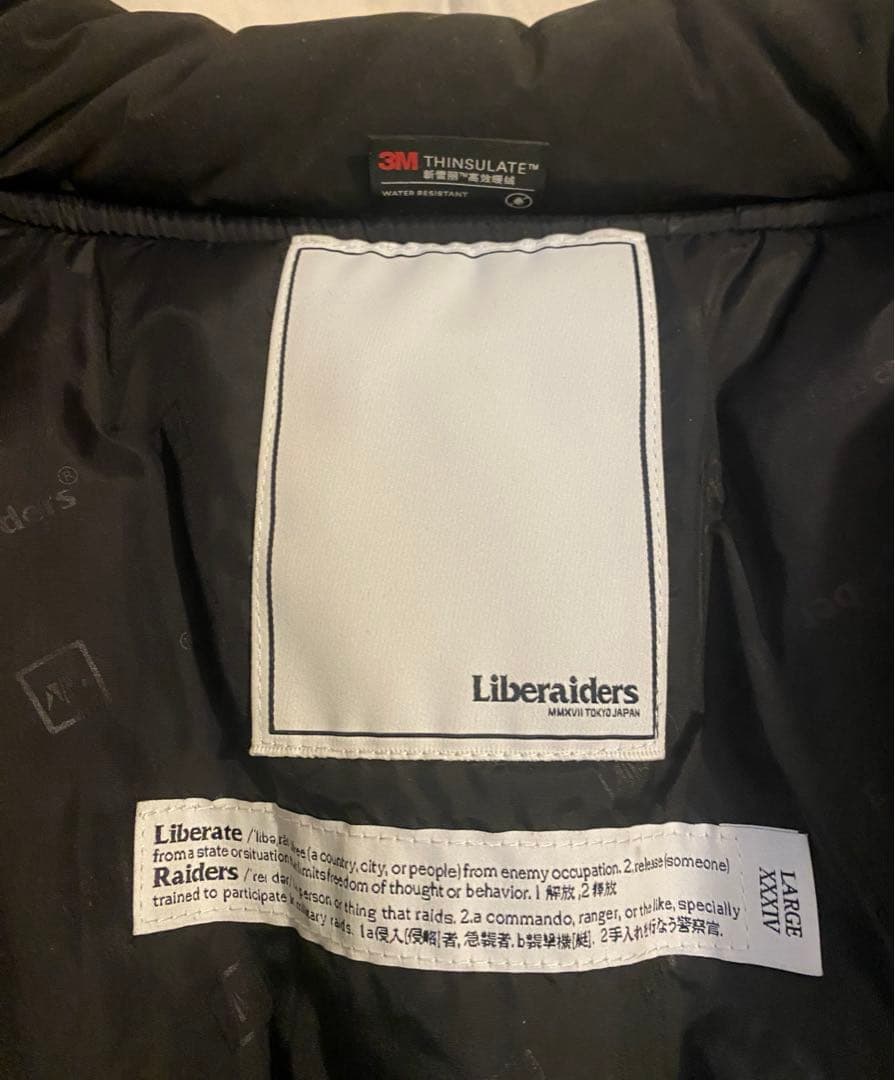 RHC購入 リベレイダース UTILITY VEST II ダウンベスト