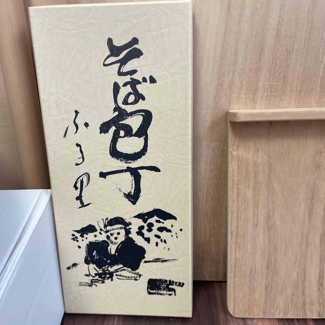 【美品】蕎麦打ちセット　6点　蕎麦打ち道具一式　越前塗り