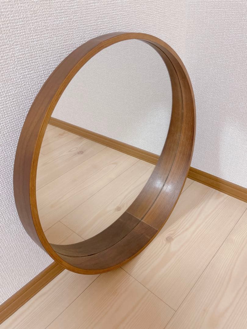 【新品・未使用】ウォール丸型ミラー直径50cm