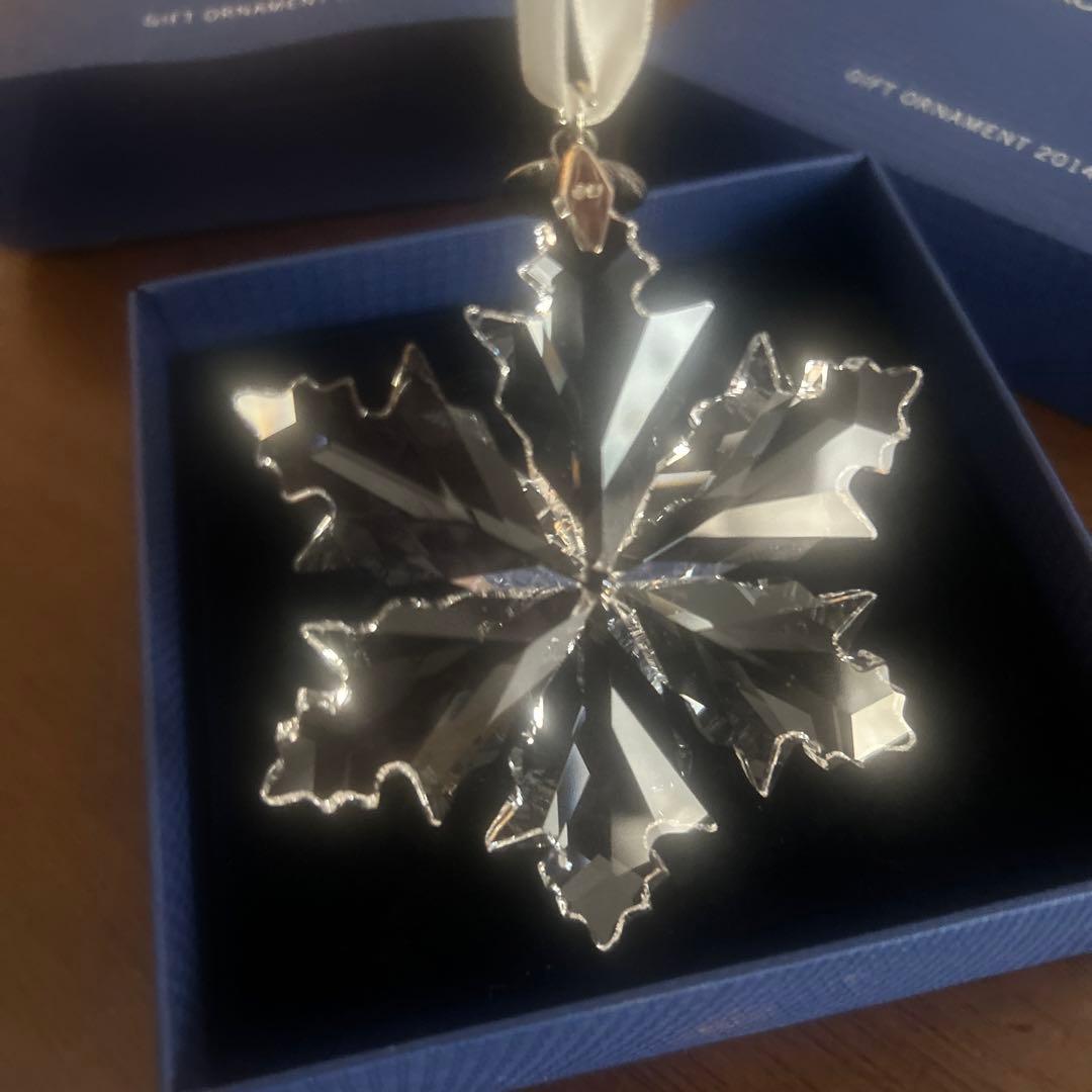 2014年リトルスノーフレーク　 クリスマスオーナメント　スワロフスキー