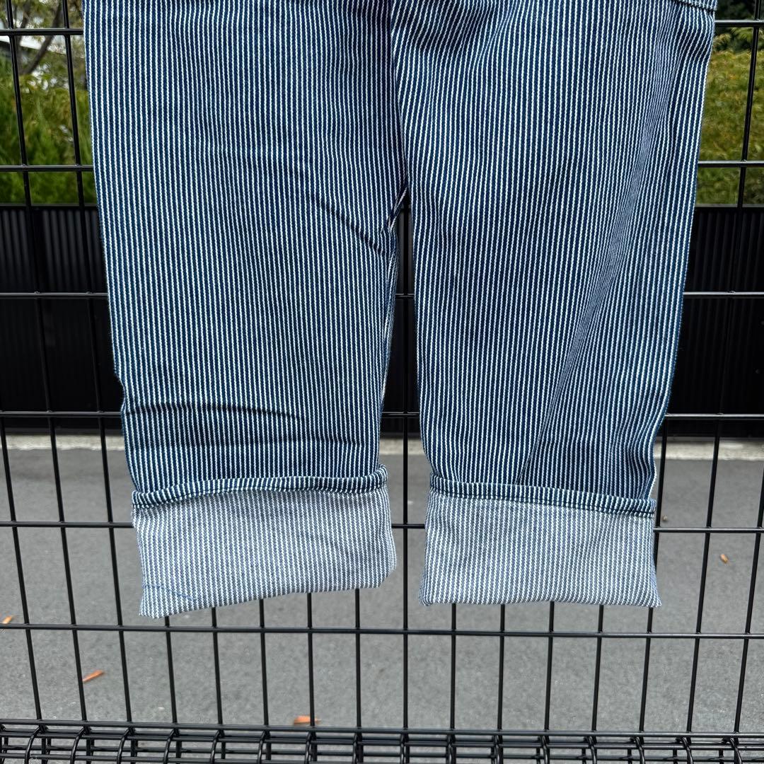 USA製 ROUND HOUSE オーバーオール ヒッコリーストライプ