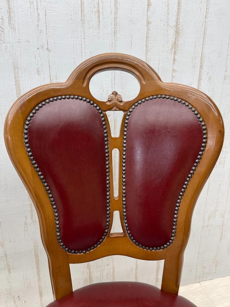 サルタレッリ フローレンス ダイニングチェア 2脚 猫脚 合成皮革 イタリア