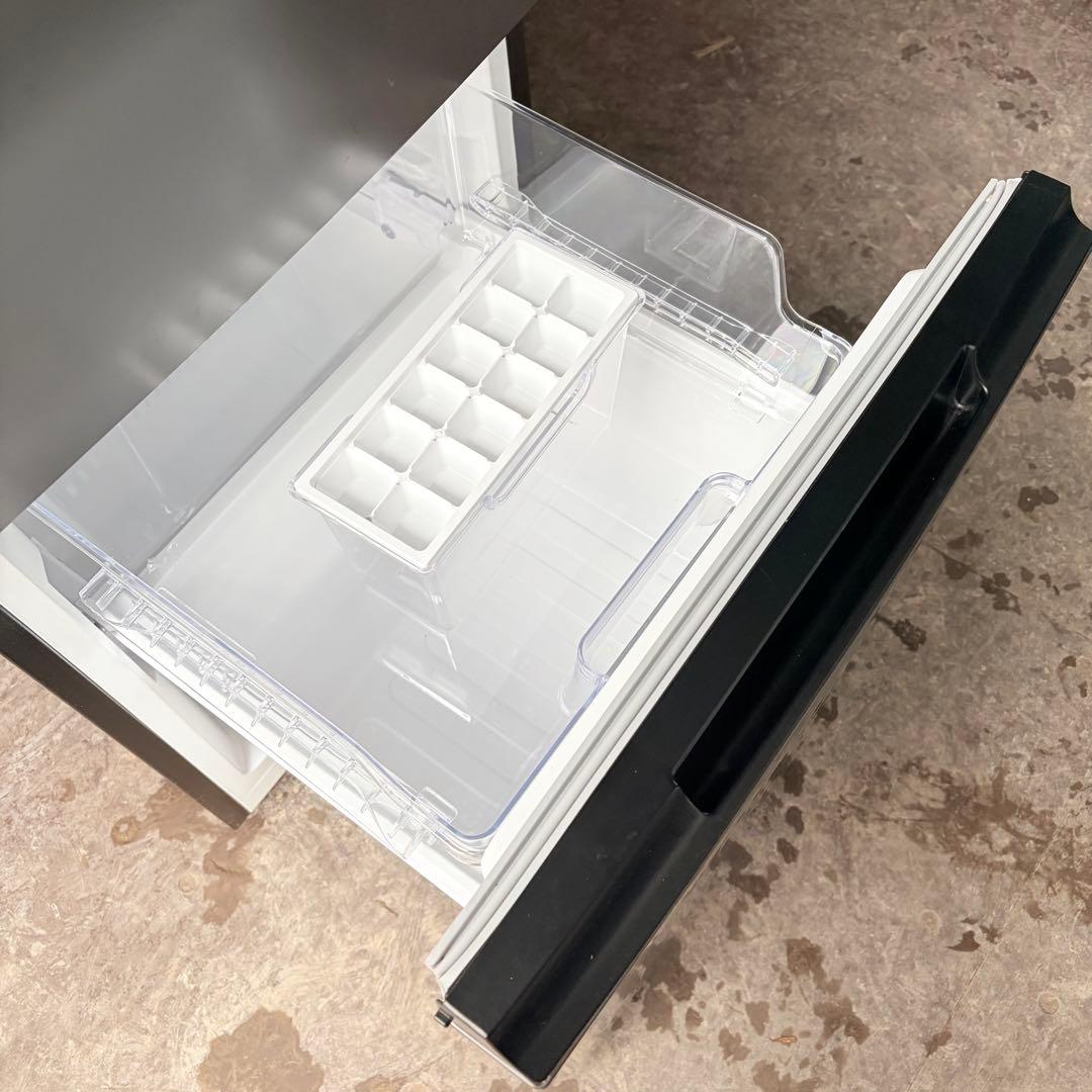 運搬取付無料！ダークグレー純正SHARP静音省エネスマート冷蔵庫！完動超美品！