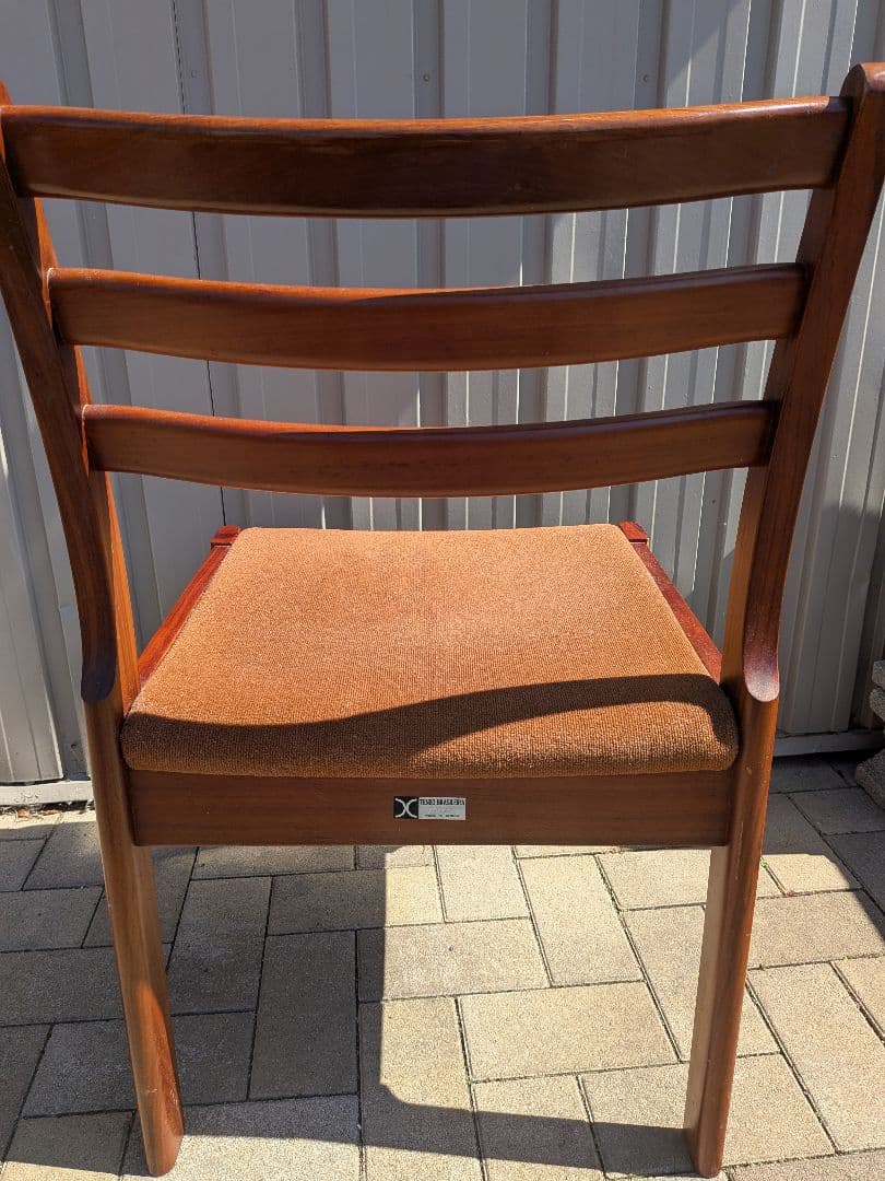希少 天童木工 ブラジリアンローズウッド ダイニングチェア ③