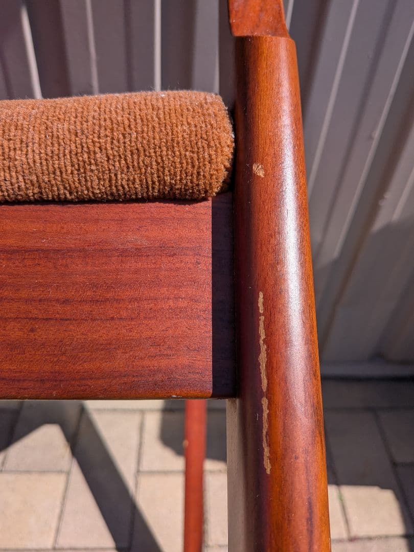 希少 天童木工 ブラジリアンローズウッド ダイニングチェア ③