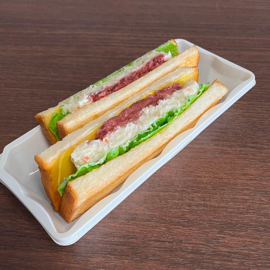 食品サンプル　サンドイッチ　ホットドッグのセット