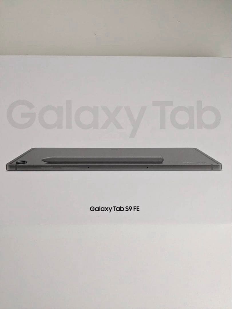 【匿名配送】SAMSUNG Galaxy Tab S9 Fe 箱,Sペン付き
