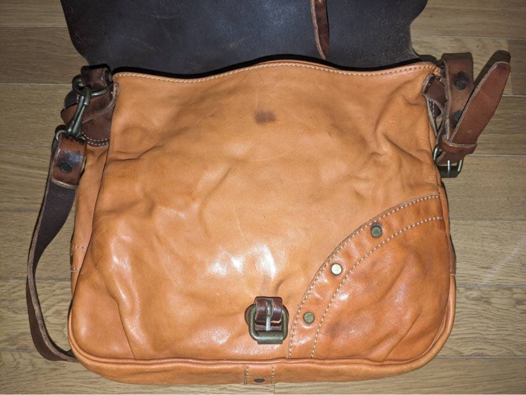 RRL LEATHER MAIL BAG レザー メールバッグ