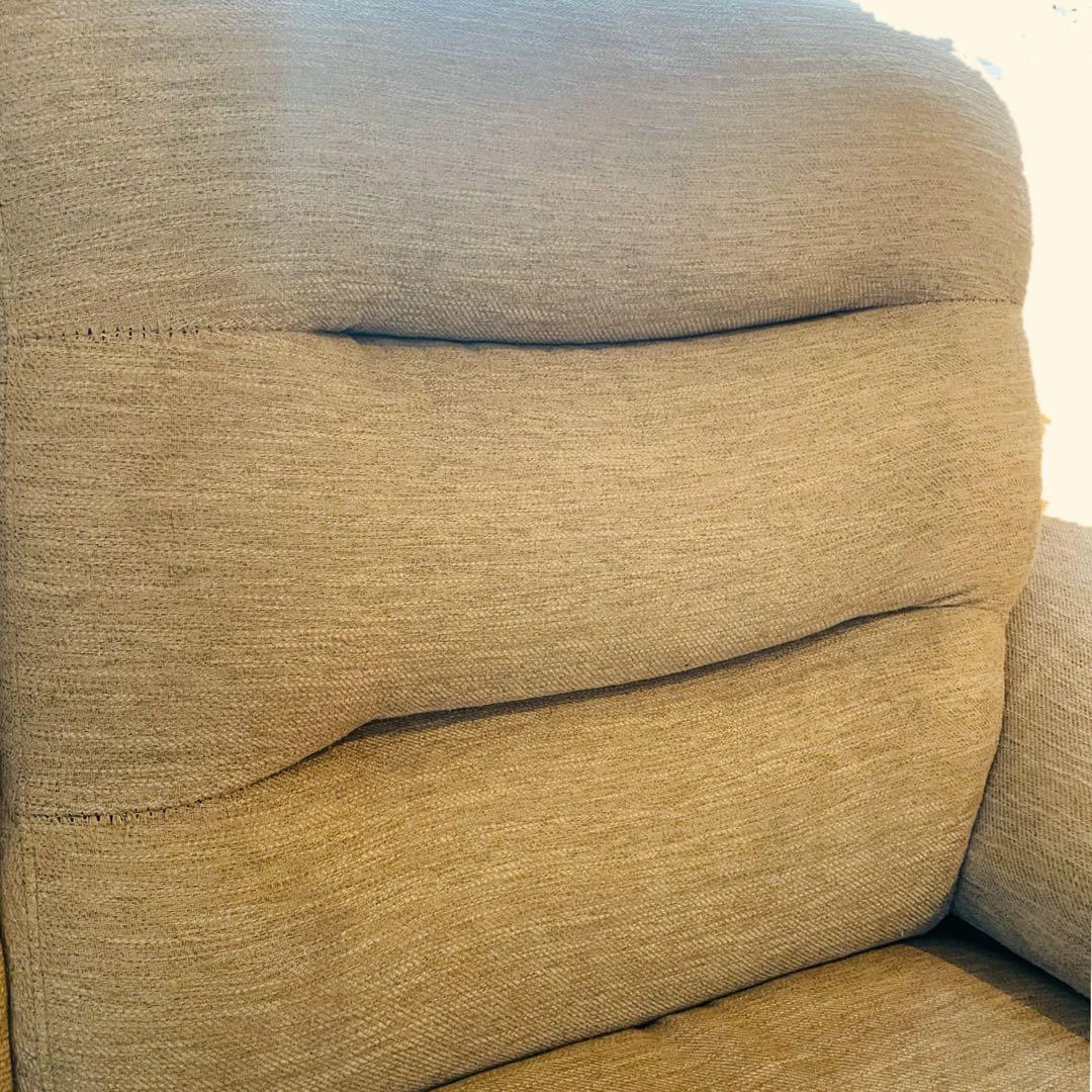 ニトリ　2人用　2人掛け　ソファ　ベージュ　直接　ハード