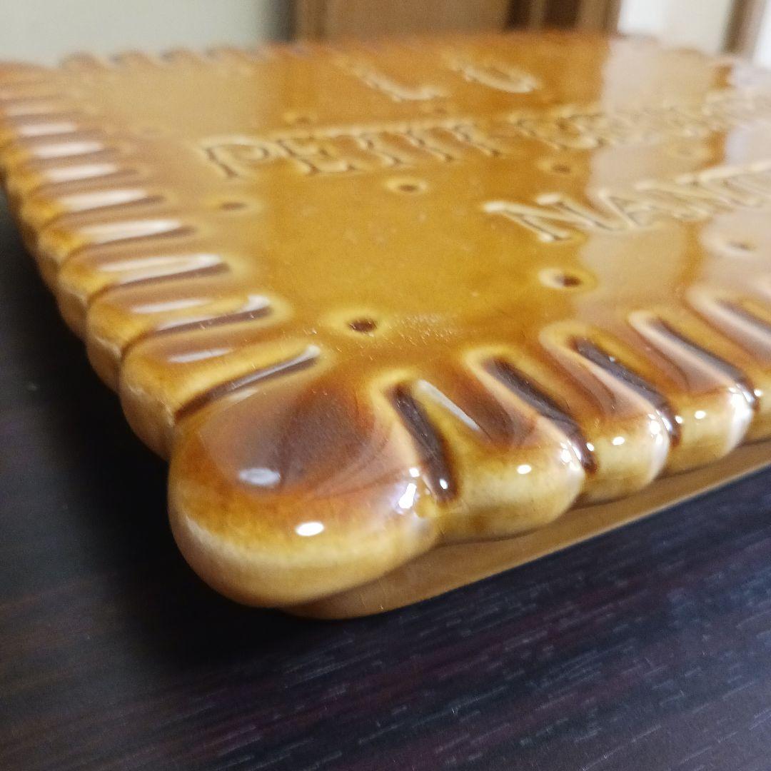 ヴィンテージ　フランスのビスケット型プレート(Lu)