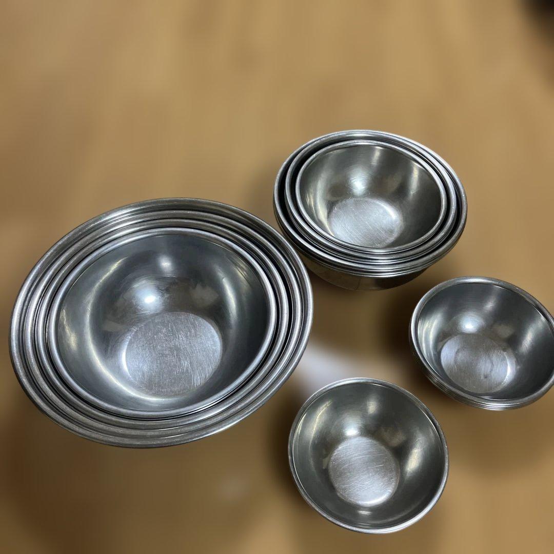 ステンレス製ボウル　28個セット