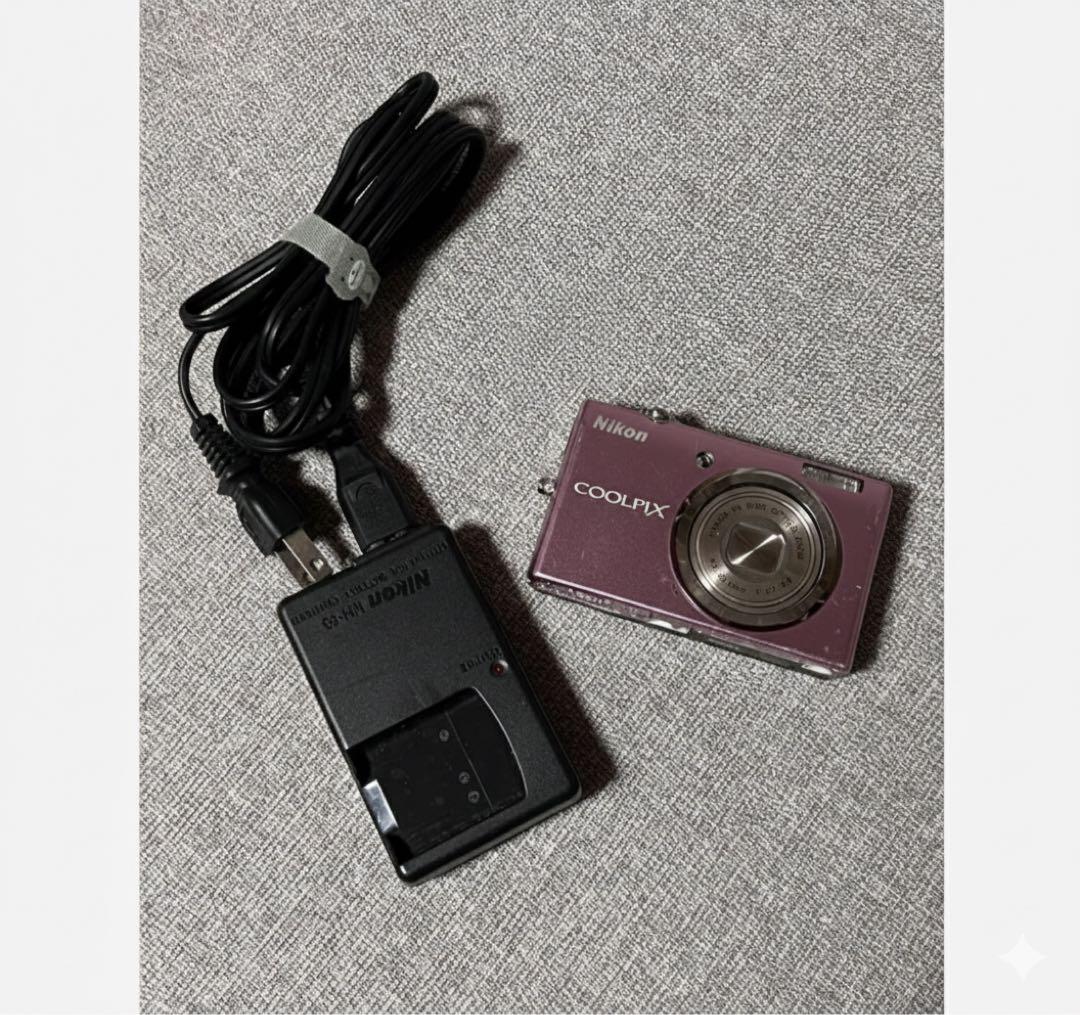 Nikon COOLPIX ピンク コンパクトデジタルカメラ［動作確認済み］