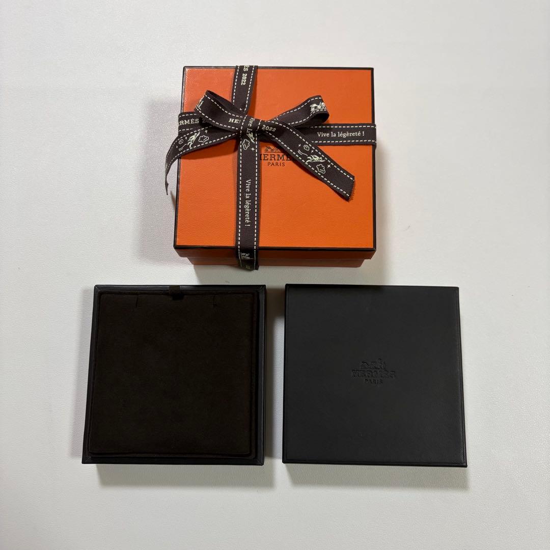 美品　エルメス　ネックレスケース　空箱　ジュエリーボックス　アクセサリー入れ