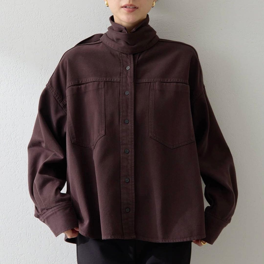 デニムボウタイシャツ Whim Gazette デニムシャツ