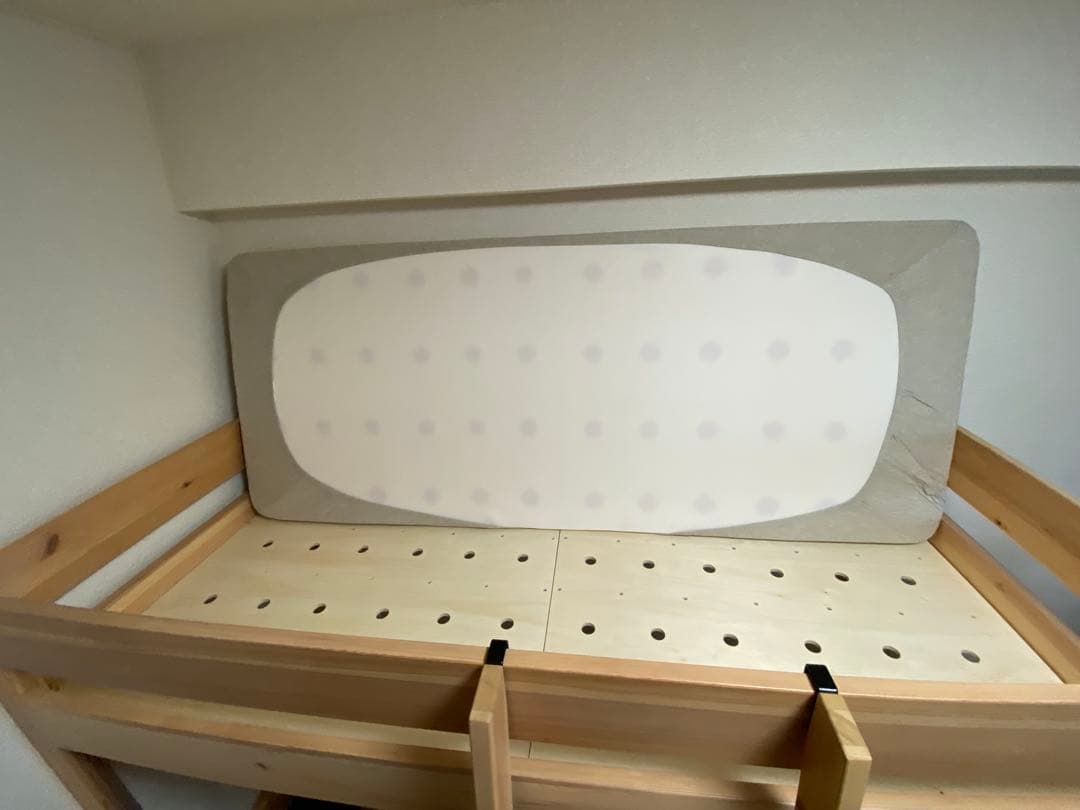 無印良品　パイン材ミドルベッド