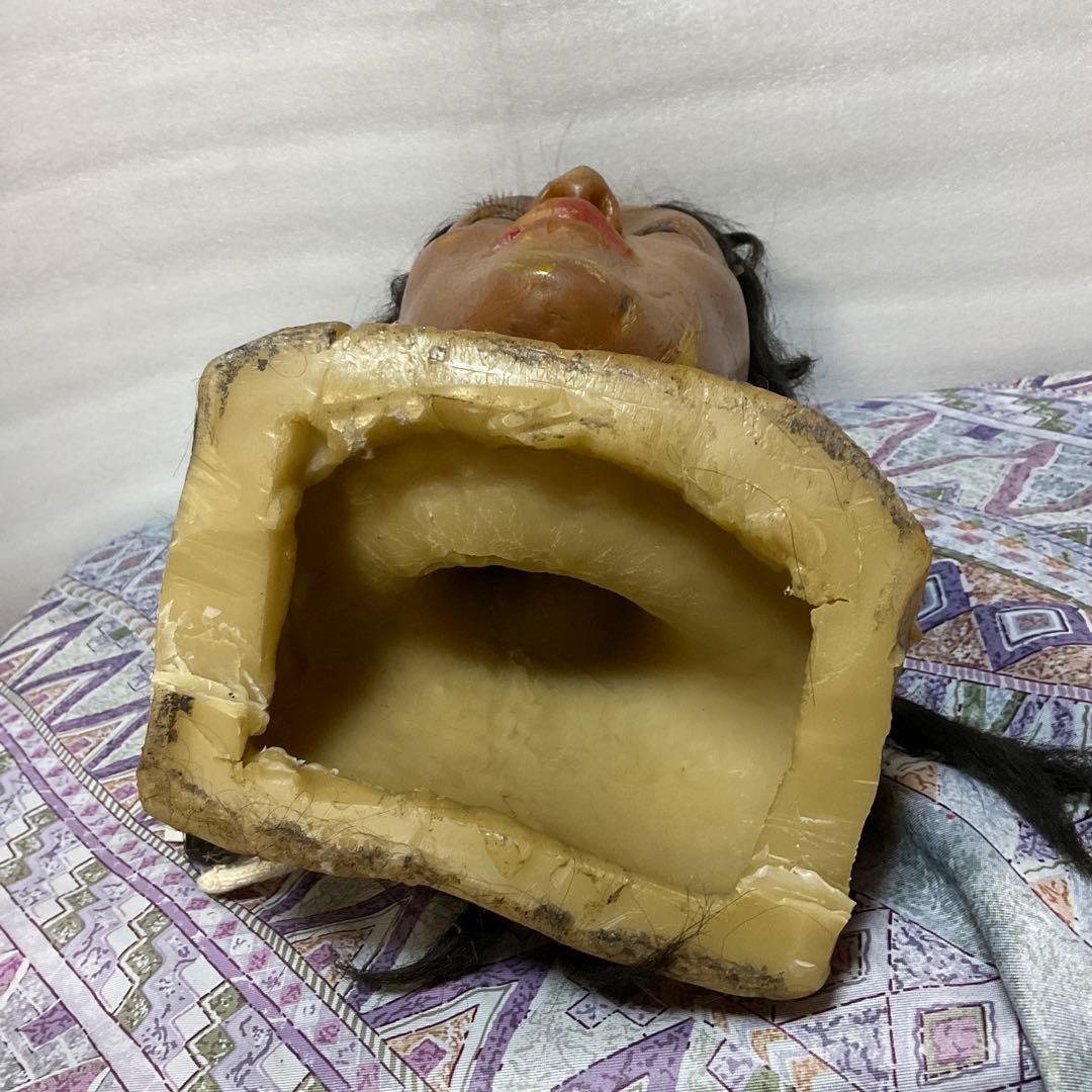 蝋人形　インディアン少女。