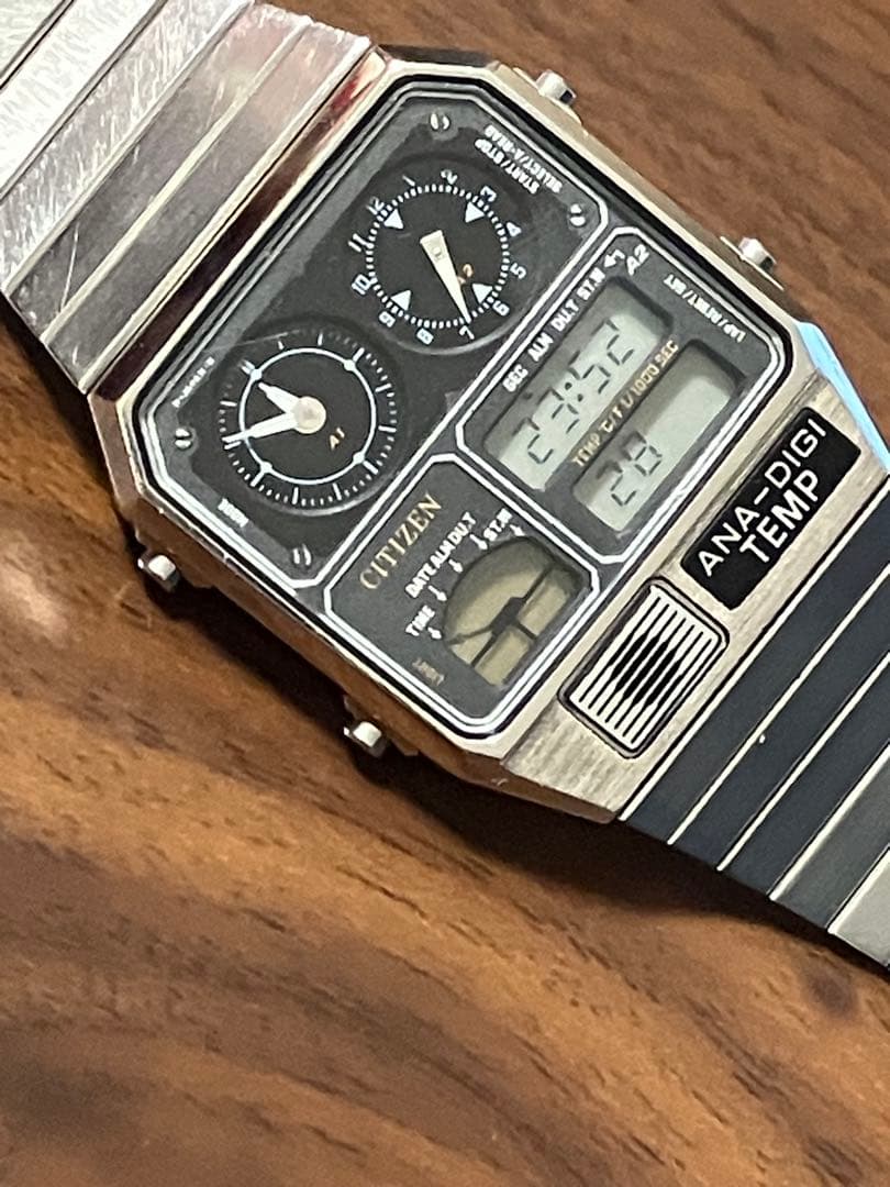 ANA DIGI TEMP アナデジ　citizen 稼働品